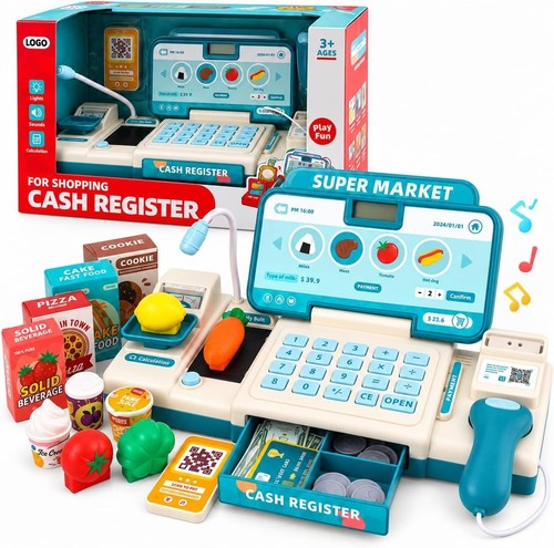 Toy till cash - cash, with
