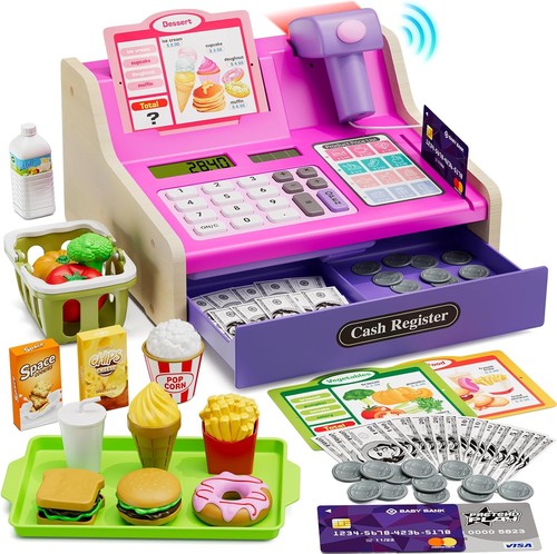 Hyes wooden cash register for - cash,