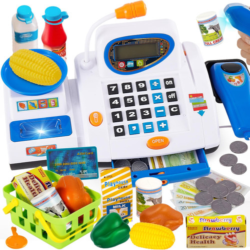 Kids toy till play - money, cash