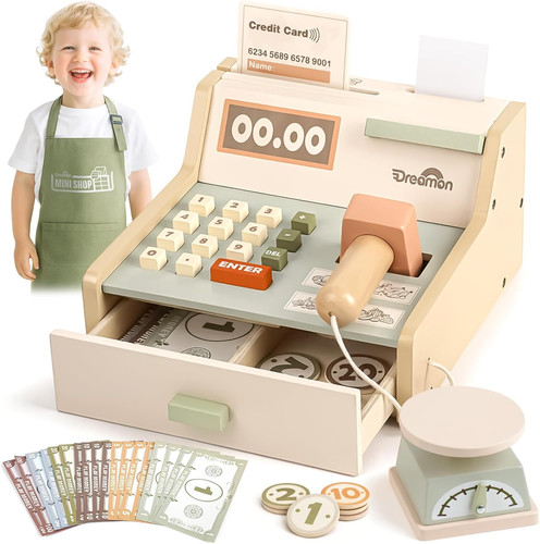 Wooden till toys - wooden,