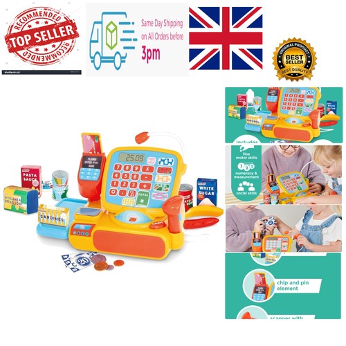 Multicolor toy shopping till - multicolor,