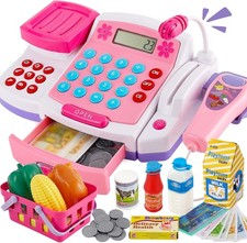 BUYGER Kids Shopping Toy Till