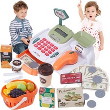 Qivange Toy Till Cash Register
